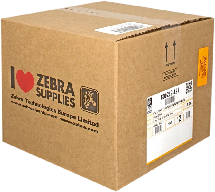 Zebra Z-Select 2000D Etiquetas Térmicas 800262-125 Blanco Permanente 57x32 mm 12 Rollos