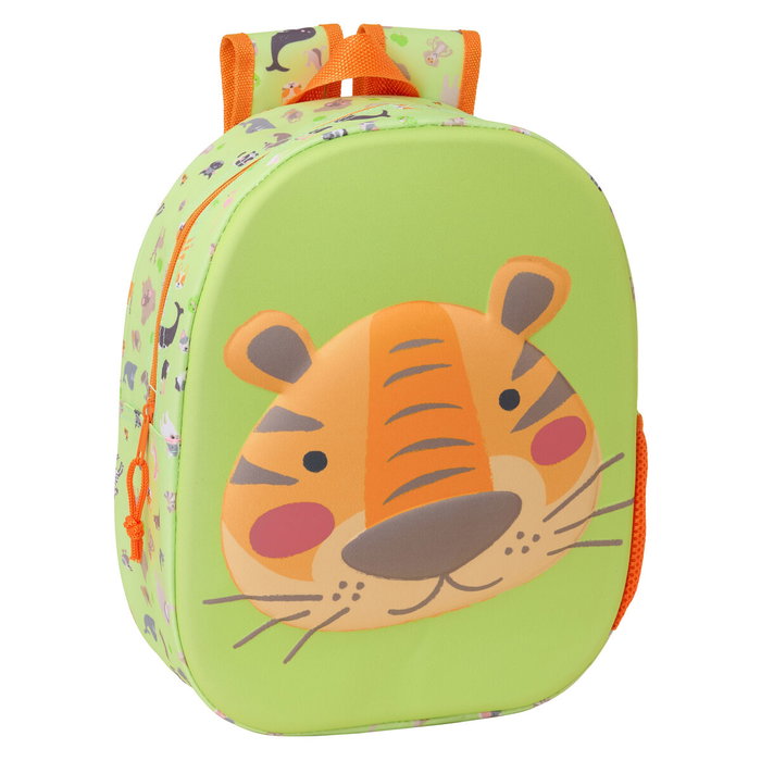 Safta Mochila 3D Tiger 27x33x10 cm