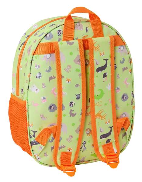 Mochila 3D Safta Tiger 3D 27x33x10 cm