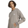 Sudadera con Capucha Hombre Adidas Seasonal Essentials Melange Hoodie Marrón Beige
