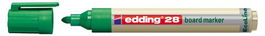 Marcador Pizarra Edding 28 Ecoline Conico Verde (Set de 10)