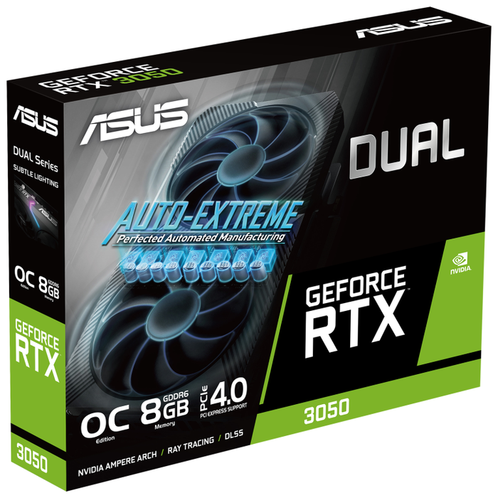 ASUS Tarjeta Gráfica Dual GeForce RTX 3050 8GB GDDR6 RTX3050-O8G-V2 ASUS Tarjeta Gráfica Dual GeForce RTX 3050 8GB GDDR6 RTX3050-O8G-V2