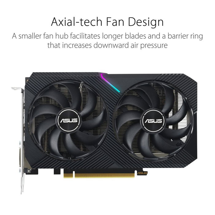 Asus Dual GeForce RTX 3050 V2 OC 8GB GDDR6 Asus Dual GeForce RTX 3050 V2 OC 8GB GDDR6