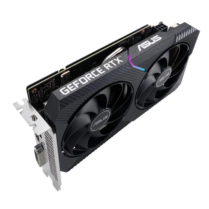ASUS Dual GeForce RTX 3050 OC V2 Tarjeta Gráfica Gaming - 8GB GDDR6, PCIe 4.0, 7680x4320, HDMI 2.1, DisplayPort 1.4a, Ventilador Dual Axial-tech