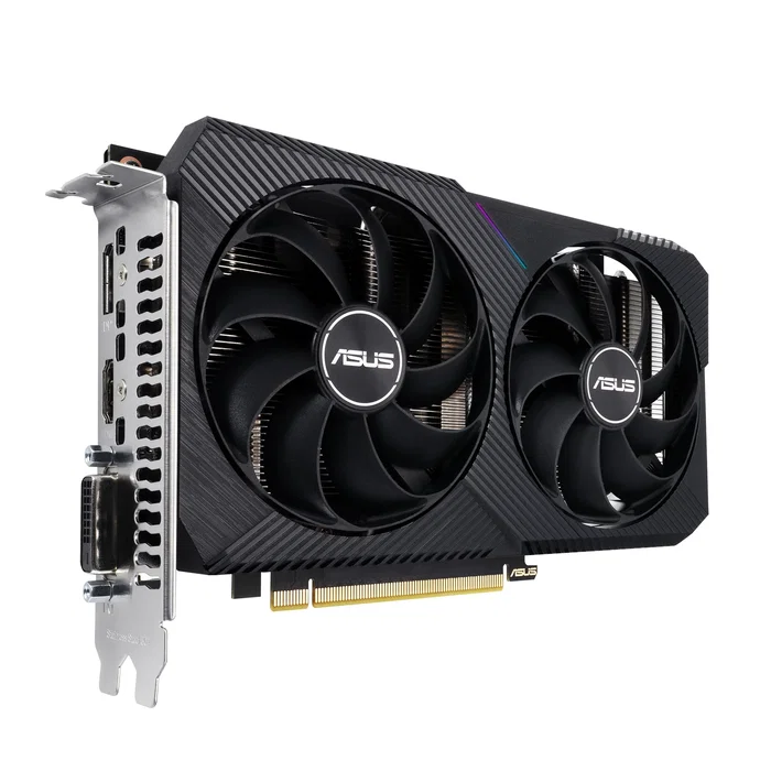 ASUS Dual GeForce RTX 3050 OC V2 Tarjeta Gráfica Gaming - 8GB GDDR6, PCIe 4.0, 7680x4320, HDMI 2.1, DisplayPort 1.4a, Ventilador Dual Axial-tech
