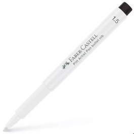 Faber Castell Rotulador Permanente Pitt Artist Pen Punta Redonda 1.5 mm Blanco (Set de 5) (Set de 5)