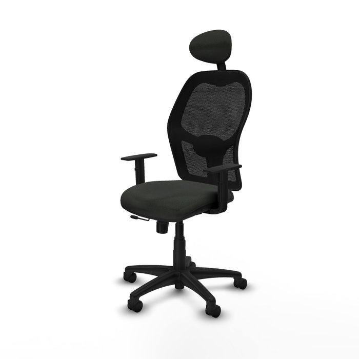 PIQUERAS Y CRESPO Silla de oficina Alocén traslack malla negra Bali negro
