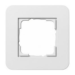 Easylan Abdeckrahmen einfach, marco de cubierta simple, color Blanco RAL 9010