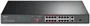 TP-Link TL-SL1218P Switch Gigabit PoE+ de 16 puertos, Negro