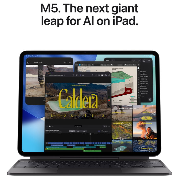 Apple iPad Pro M5 Wi-Fi 512GB Color Gris Espacial con Pantalla de Cristal Estándar