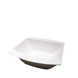 Summa Espacio Bol - Bol de porcelana blanca para vajilla, 13x13 cm (Set de 6)