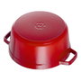 Staub Cocotte de hierro fundido 28 cm, Rojo cereza