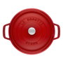 Staub Cocotte de hierro fundido 28 cm, Rojo cereza
