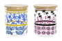 DKD Home Decor Bote de Borosilicato Africa Gres 700 ml