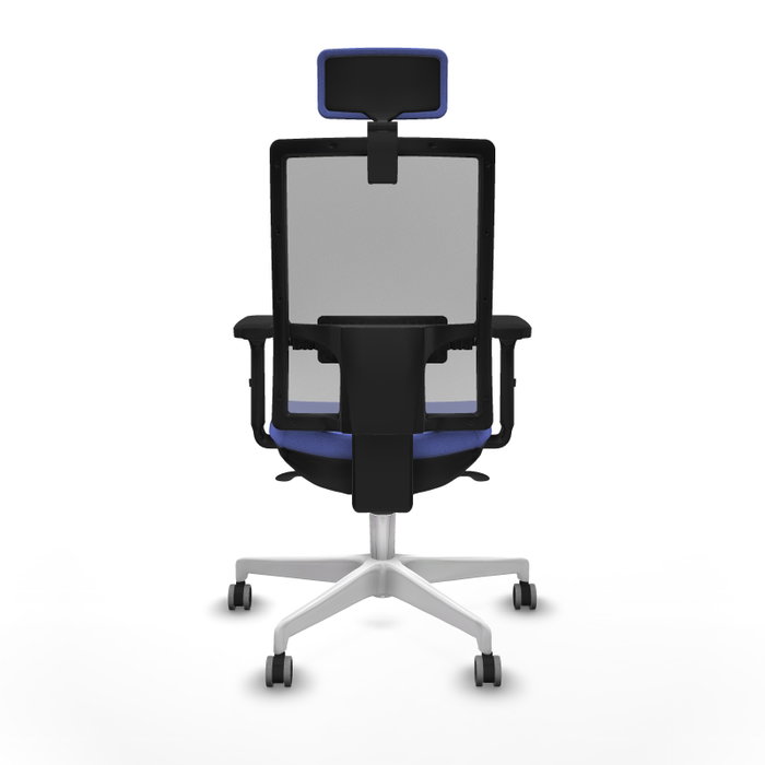 PIQUERAS Y CRESPO Silla de oficina Horna con mecanismo Sincro, Azul claro y Gris PIQUERAS Y CRESPO Silla de oficina Horna con mecanismo Sincro, Azul claro y Gris