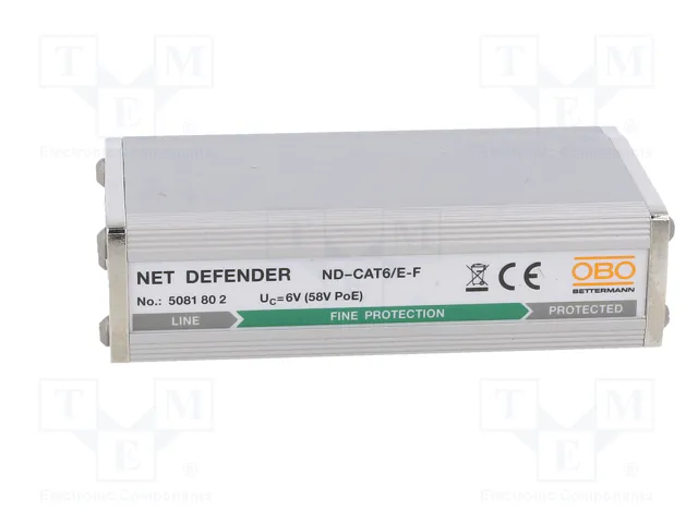 OBO BETTERMANN ND-CAT6/E-F Limitador de sobretensiones Tipo 2+3