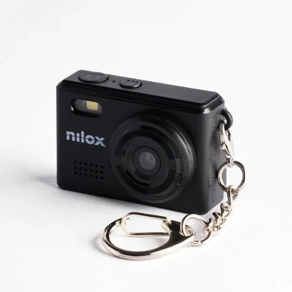 Nilox NXACCARRYCAMBK Cámara de Acción Deportiva HD CMOS 2 MP - Peso 18 g - Negro