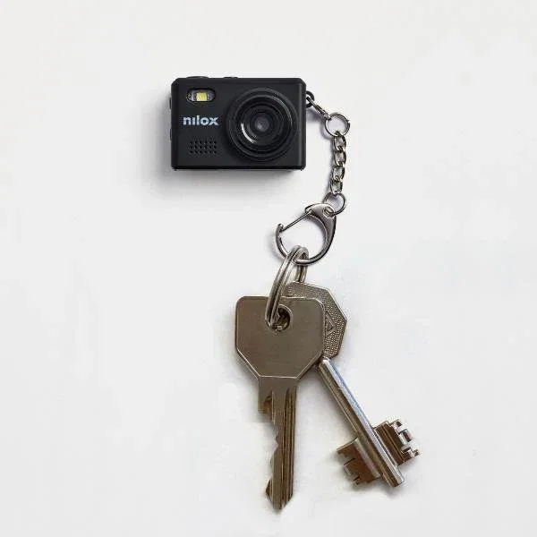 Nilox NXACCARRYCAMBK Cámara de Acción Deportiva HD CMOS 2 MP - Peso 18 g - Negro