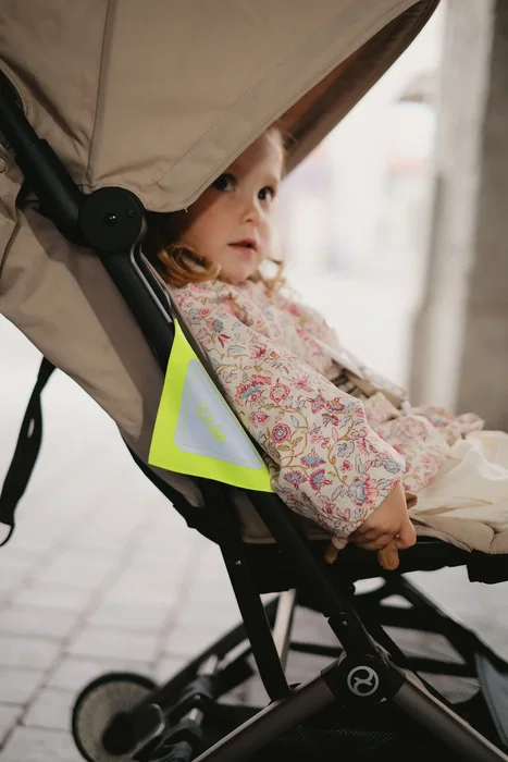 Tineo Parches Reflectantes con Cierre de Velcro - Amarillo Fluorescente - TIN3275054061643