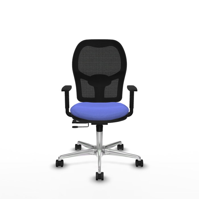 PIQUERAS Y CRESPO Silla de oficina Jorquera Azul claro con mecanismo Sincro/Traslack