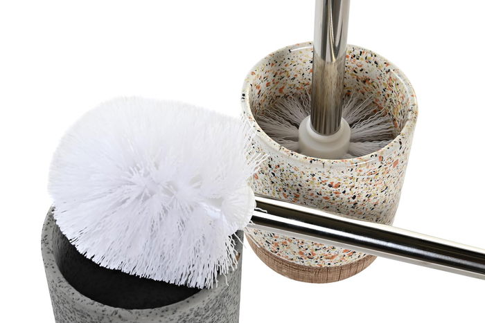 DKD Home Decor Escobillero Beige Gris Gres 9 x 35 x 9 cm (4 Unidades) DKD Home Decor Escobillero Beige Gris Gres 9 x 35 x 9 cm (4 Unidades)