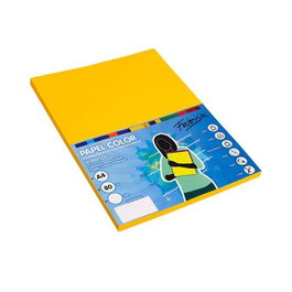 Fabrisa Pack de 100 hojas de papel color oro A4 80g