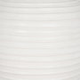 Jarrón Blanco Fibra de Cemento 72 X 72 X 100 cm