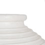 Jarrón Blanco Fibra de Cemento 72 X 72 X 100 cm