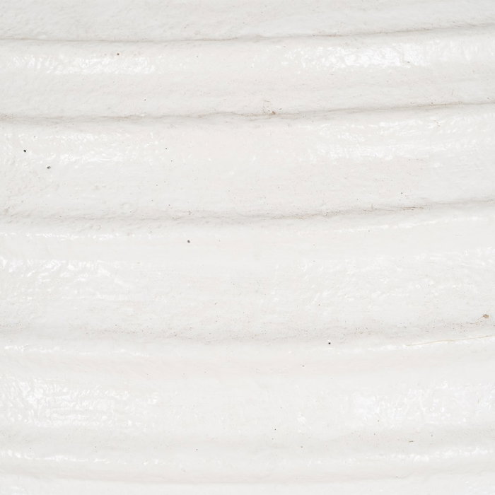 Jarrón Blanco Fibra de Cemento 72 X 72 X 100 cm