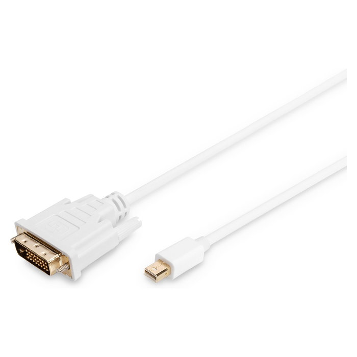 Digitus Cable Mini DisplayPort a DVI-D (24+1) Macho/Macho 8K, 2 Metros, Blanco Digitus Cable Mini DisplayPort a DVI-D (24+1) Macho/Macho 8K, 2 Metros, Blanco