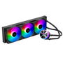 Keep Out Kit Refrigeración Líquida ARGB XWC-360, Radiador 360mm, Ventiladores PWM, Compatible Intel LGA1700/1200 y AMD AM5/AM4