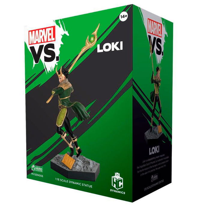 Eaglemoss Hero Collector Figura Loki VS. Marvel Escala 1:16 Eaglemoss Hero Collector Figura Loki VS. Marvel Escala 1:16