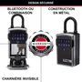 Master Lock Caja de llaves conectada Bluetooth o combinación con asa