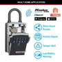 Master Lock Caja de llaves conectada - Bluetooth o combinación - Con asa