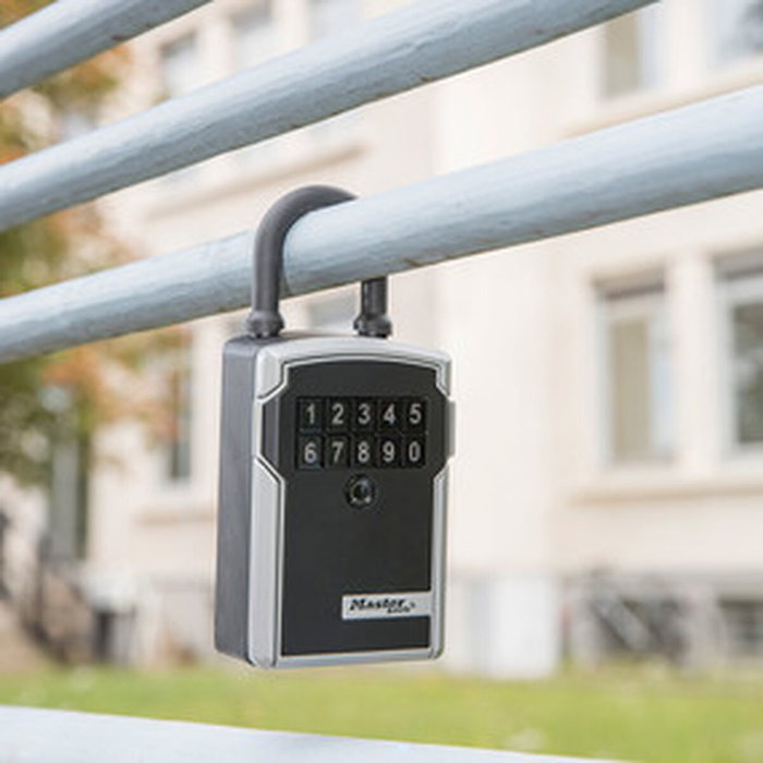Master Lock Caja de llaves conectada - Bluetooth o combinación - Con asa