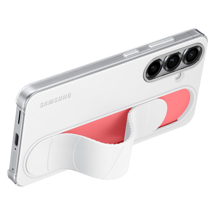 SAMSUNG Funda Standing Grip para Galaxy S25 Blanca