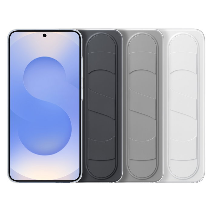 SAMSUNG Funda Standing Grip para Galaxy S25 Blanca