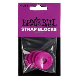 Ernie Ball Strap Blocks 4 Pcs - Púrpura