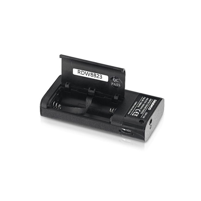 DAEWOO Radio AM/FM Mini Portátil con Auriculares Incluidos y Sonido Superbass