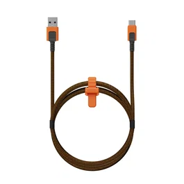 Xtorm Cable Xtreme USB-A a USB-C 1,5m Negro/Naranja