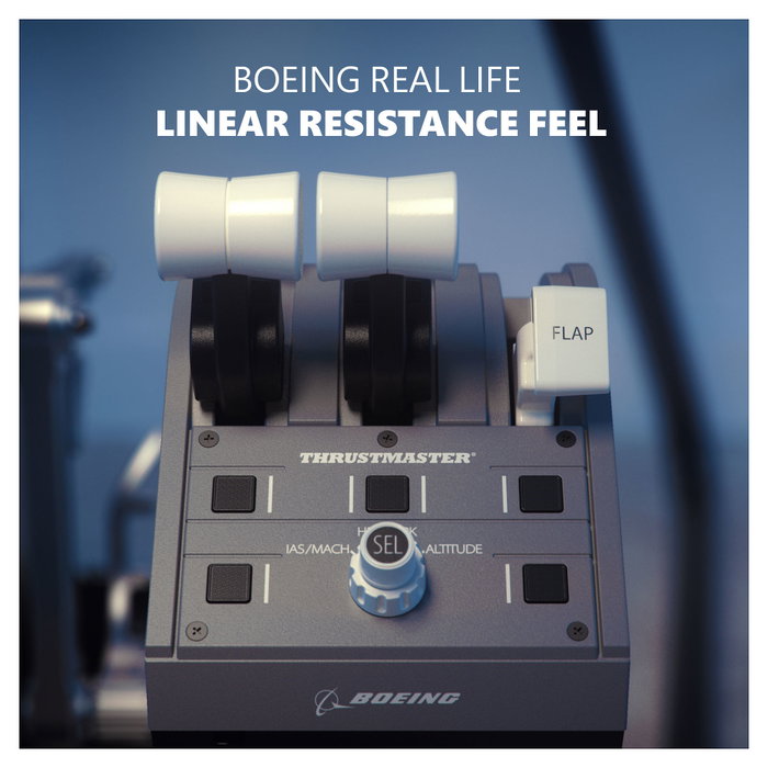 Thrustmaster TCA Quadrant Boeing Edition Gris
