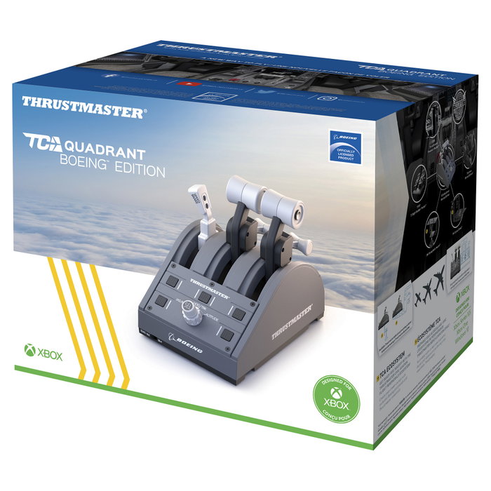 Thrustmaster TCA Quadrant Boeing Edition Gris