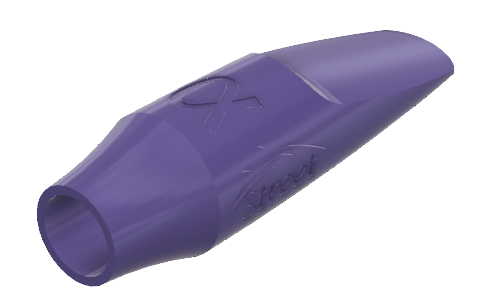 Boquilla Aulós Saxo Alto Pro A5 Street Morado