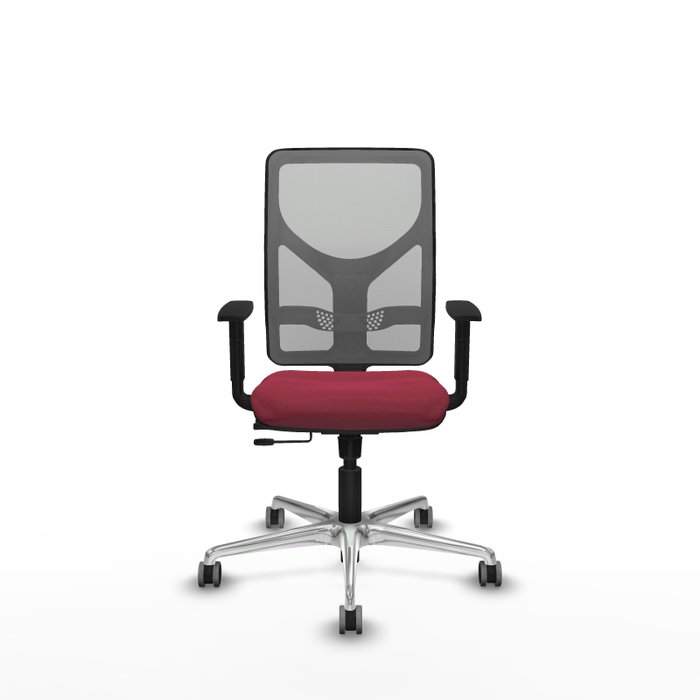 PIQUERAS Y CRESPO Silla de oficina Motilla con mecanismo Sincro/Traslack, Granate y Gris PIQUERAS Y CRESPO Silla de oficina Motilla con mecanismo Sincro/Traslack, Granate y Gris