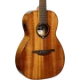 LAG Guitarra Acústica Parlor A/E Tramontane 98 Caoba Sólida Electroacústica