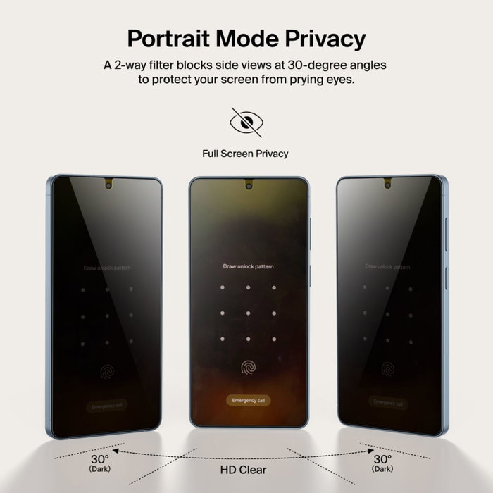 Belkin Titan EcoGuard Privacy Screen Guard para Samsung Galaxy S26+