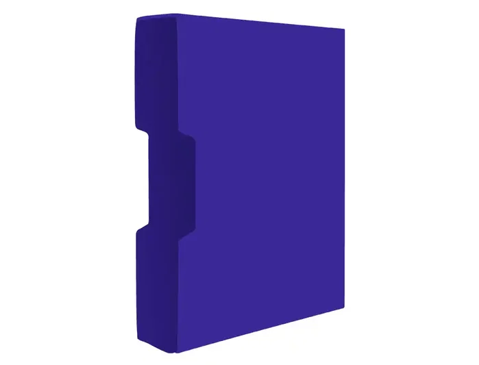 Liderpapel Carpeta Azul Din A4 con 100 Fundas y Cajetín