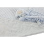 DKD Home Decor Set de Peluche y Manta de Poliéster Surtido de 3 Unidades