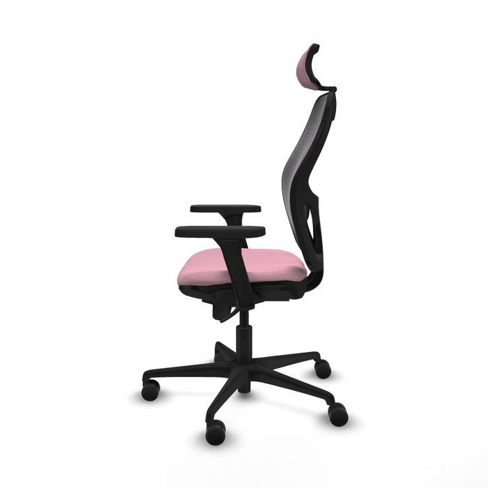 PIQUERAS Y CRESPO Silla de oficina Jorquera Rosa y Negra PIQUERAS Y CRESPO Silla de oficina Jorquera Rosa y Negra