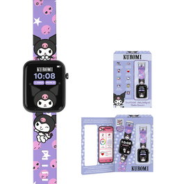 KIDS LICENSING Reloj Interactivo Kuromi Hello Kitty con App 11,4x16x5cm